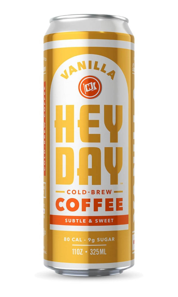 HEYDAY COLD BREW: Cold Brew Vanilla Coffee, 11 oz