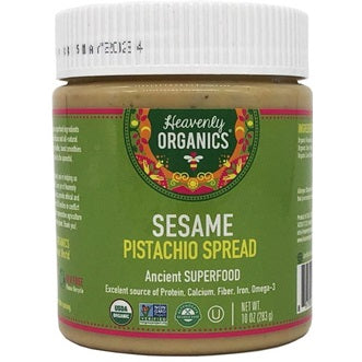 HEAVENLY ORGANICS: Sesame Pistachio Spread, 10 oz