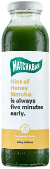 MATCHABAR: Hint of Honey Matcha Tea, 10 fl oz