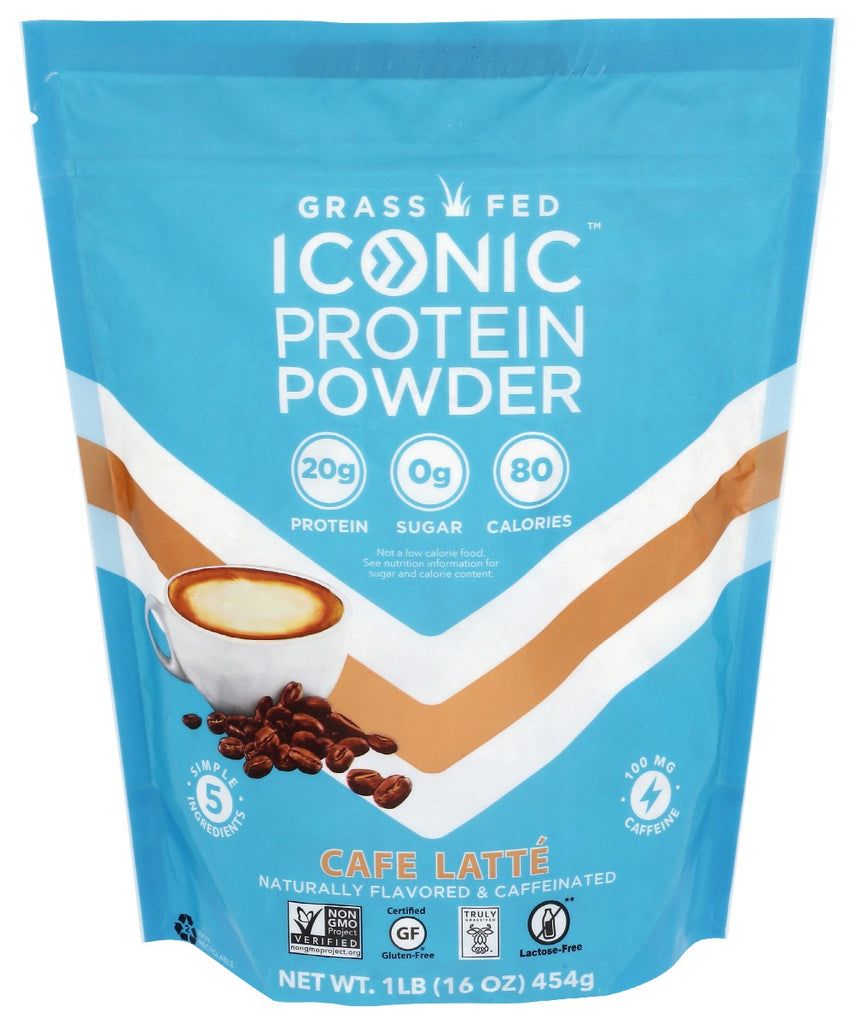 ICONIC: Protein Powder Cafe Latte, 1 lb