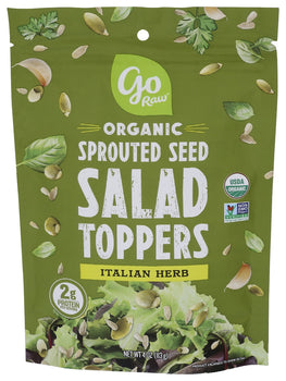 GO RAW: Italian Herb Sprouted Salad Toppers, 4 oz