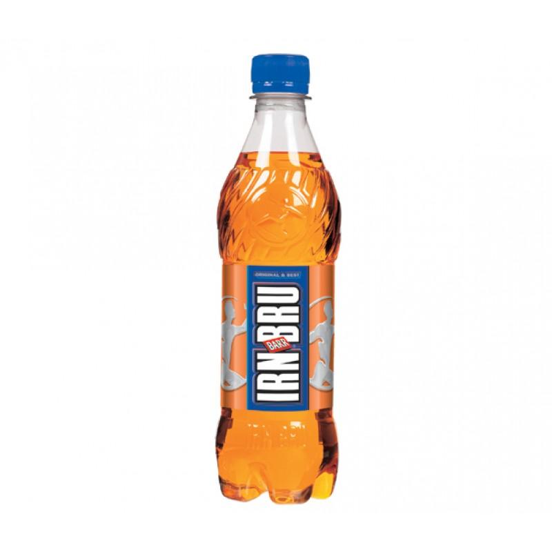 IRN BRU: Irn Bru Barr Soda, 500 ml