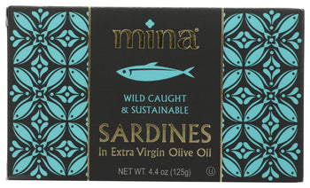 MINA: Sardines In Extra Virgin Olive Oil, 4.4 oz