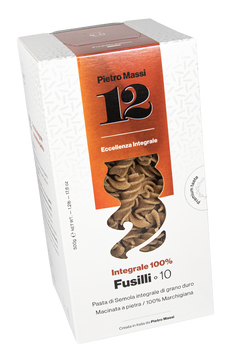 PASTA MASSI: Wholemeal Fusilli 10, 16 oz