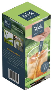 STICK BEVERAGES: Green Tea, 16 pc