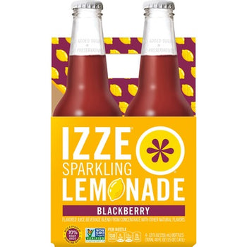 IZZE BEVERAGE: Sparkling Lemonade Blackberry, 48 fo