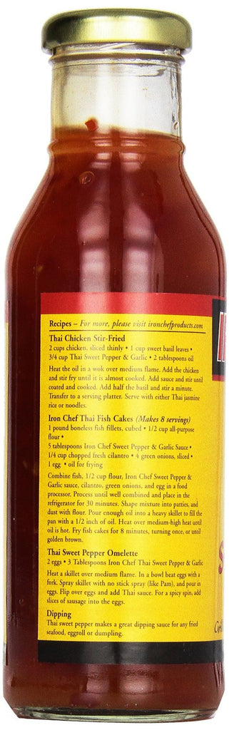 IRON CHEF: Thai Sweet Pepper & Garlic Sauce, 14 oz