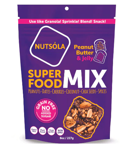 NUTSOLA: PB and Jelly Mix, 8 oz