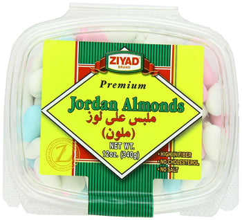 ZIYAD: Jordan Almonds Premium Assorted, 12 oz