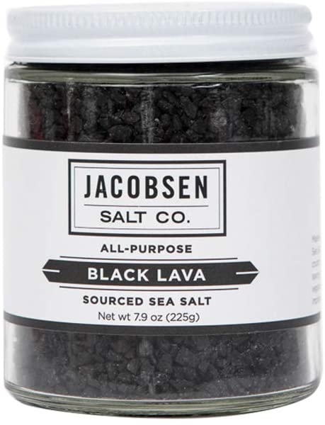 JACOBSEN SALT CO: Black Lava Sea Salt, 7.9 oz