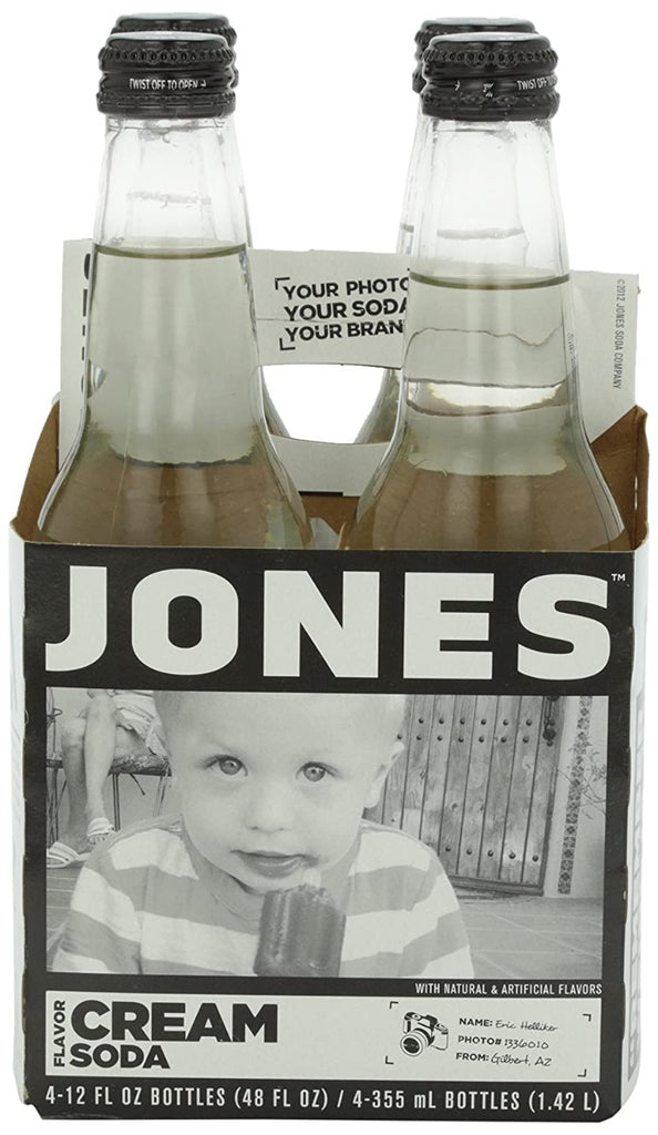 JONES: Cream Soda 4pk, 48 fo