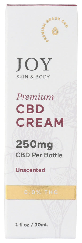 JOY ORGANICS: Premium CBD Cream Unscented, 1 oz