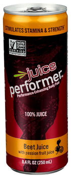 JUICE PERFORMER: Beet Juice with Passion Fruit Juice, 8.4 fo