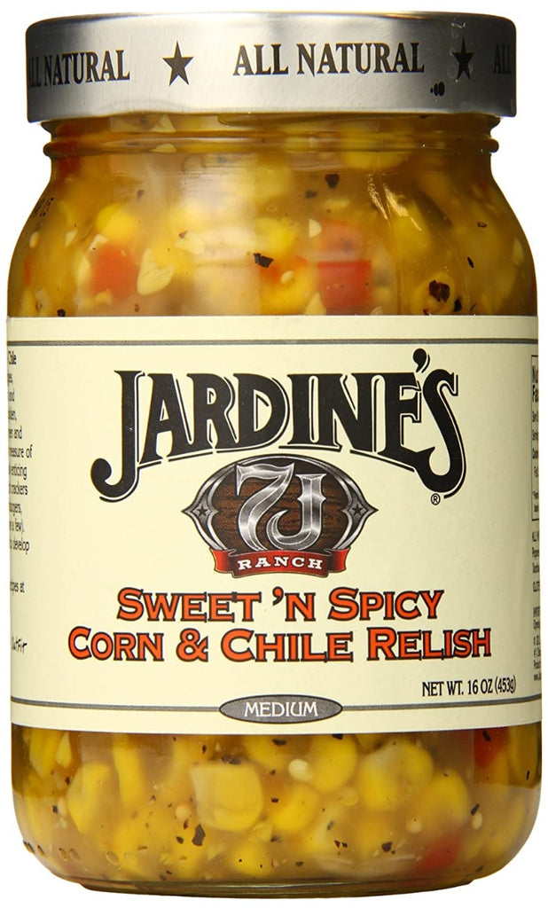 JARDINES: Sweet N Spicy Corn And Chile Relish, 16 oz