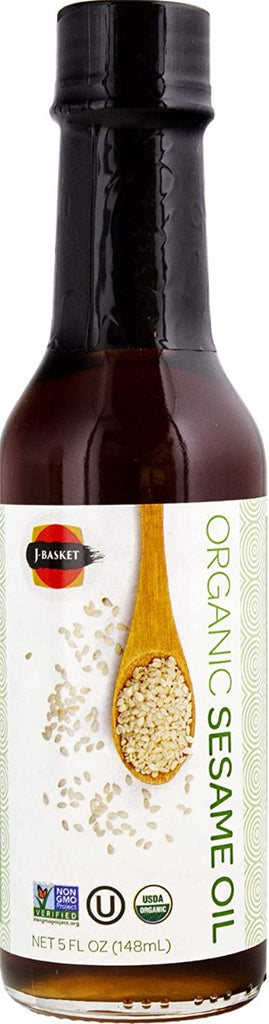 J BASKET: Organic Sesame OIl, 5 fo