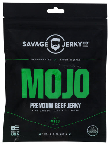 SAVAGE JERKY CO: Mojo Premium Beef Jerky, 2.2 oz