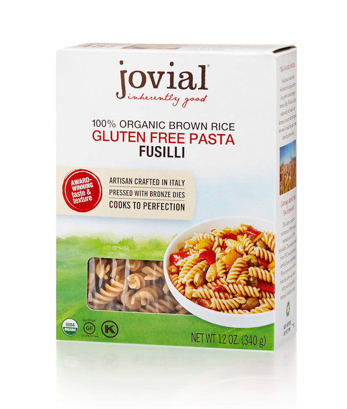 JOVIAL: Fusilli Gluten Free Pasta, 12 oz