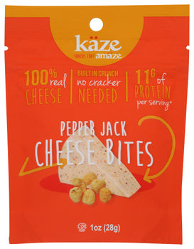 KAZE: Pepper Jack Cheese Bites, 1 oz