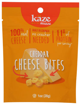 KAZE: Cheddar Cheese Bites, 1 oz