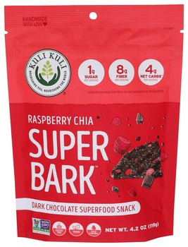 KULI KULI: Super Bark Raspberry Chia, 4.2 oz