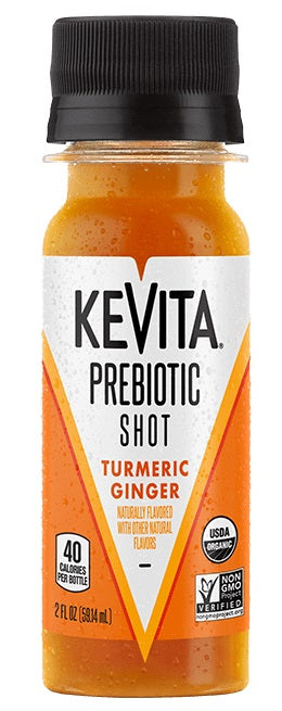 KEVITA: Prebiotic Shot Turmeric Ginger, 2 oz