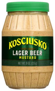 KOSCIUSKO: Spicy Brown Beer Mustard, 9 oz