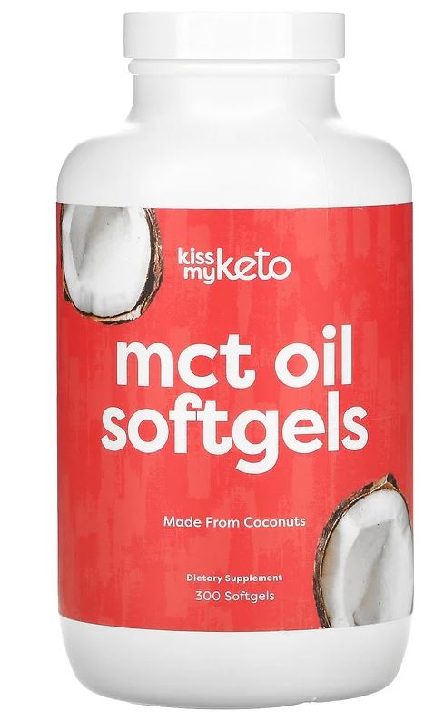 KISS MY KETO: Mct Oil Softgels, 300 sg