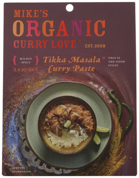 CURRY LOVE: Tikka Masala Curry Paste, 2.8 oz