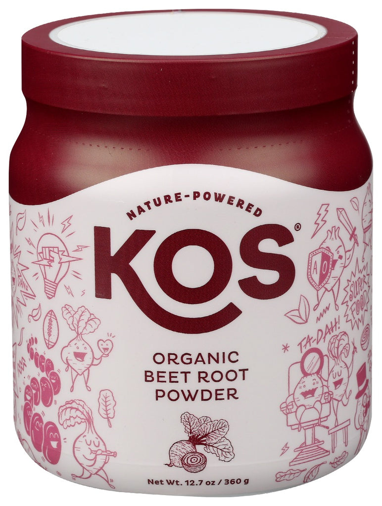 KOS: Organic Beet Root Powder, 12.7 oz