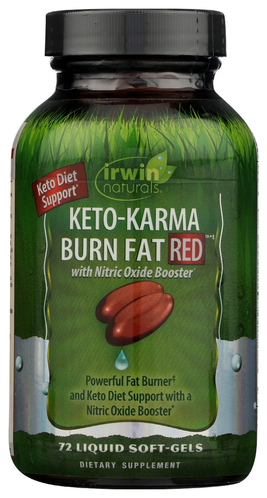 IRWIN NATURALS: Keto Karma Burn Fat Red, 72 sg