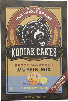 KODIAK: Blueberry Lemon Muffin Mix, 14 oz