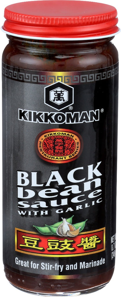 KIKKOMAN: Black Bean Sauce With Garlic, 8.7 oz