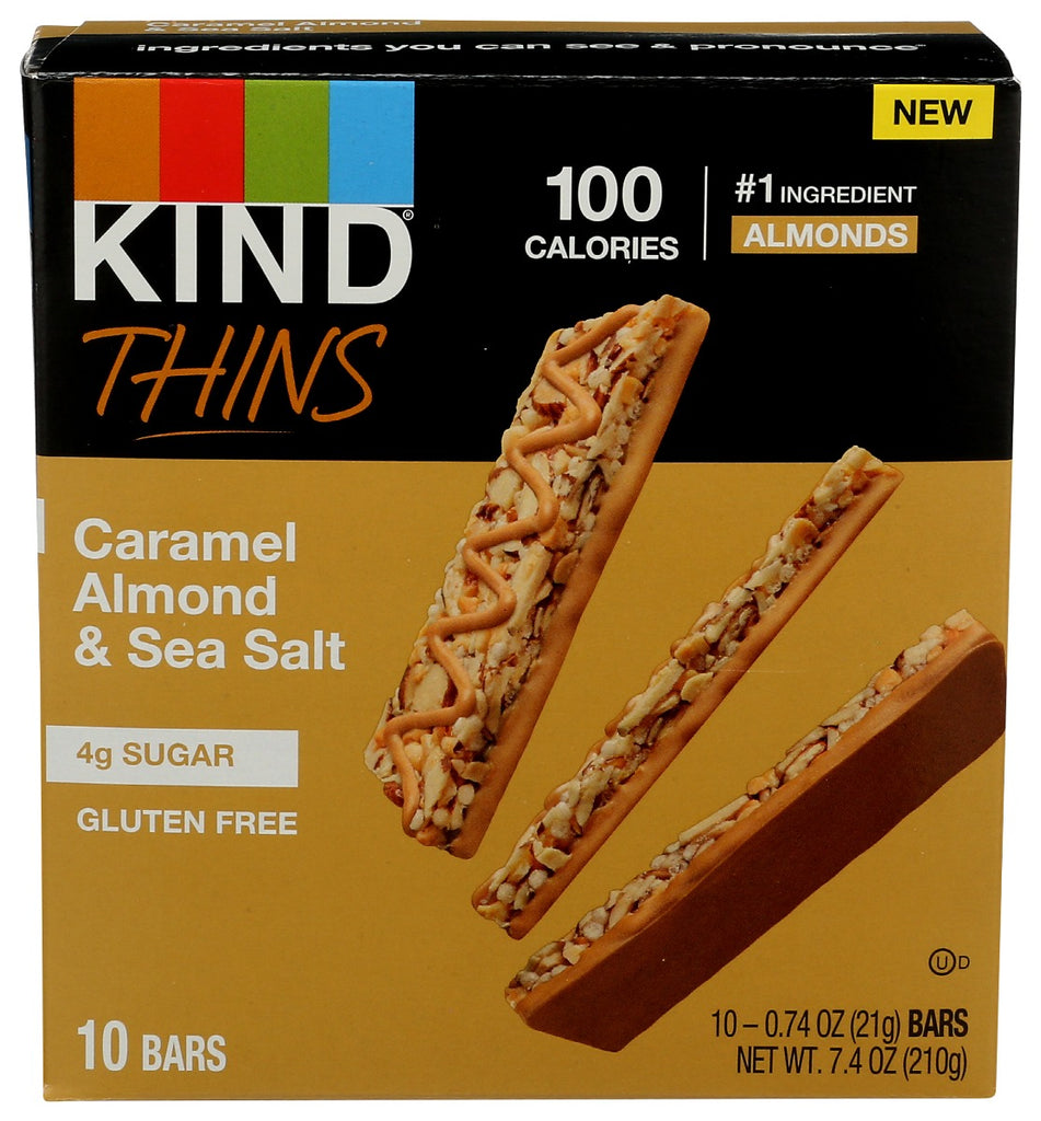 KIND: Caramel Nuts Sea Salt with Peanuts, 7.4 oz