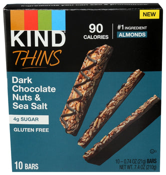 KIND: Dark Chocolate Almond Sea Salt Thins, 7.4 oz