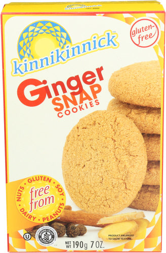 KINNIKINNICK: Ginger Snap Cookies, 7 oz