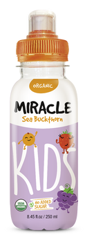 MIRACLE SEA BUCKTHORN: Grape and Strawberry Juice, 8.45 fo