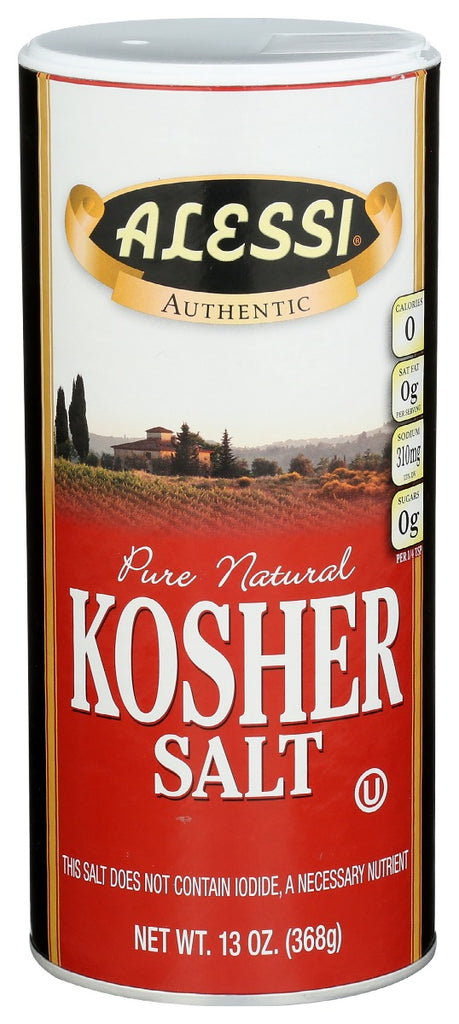 ALESSI: Kosher Salt, 13 oz