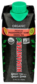 HUMANITEA: Passionfruit Plus Kiwi Green Tea, 16.9 fo