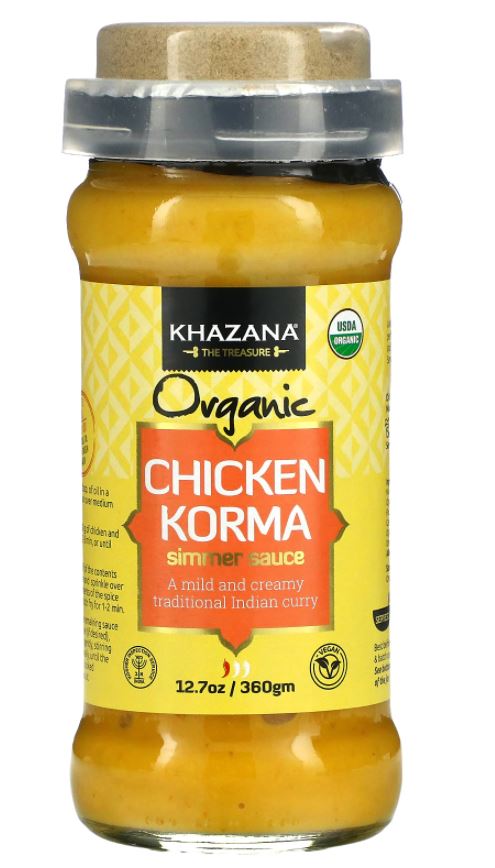 KHAZANA: Chicken Korma Simmer Sauce, 12.7 oz