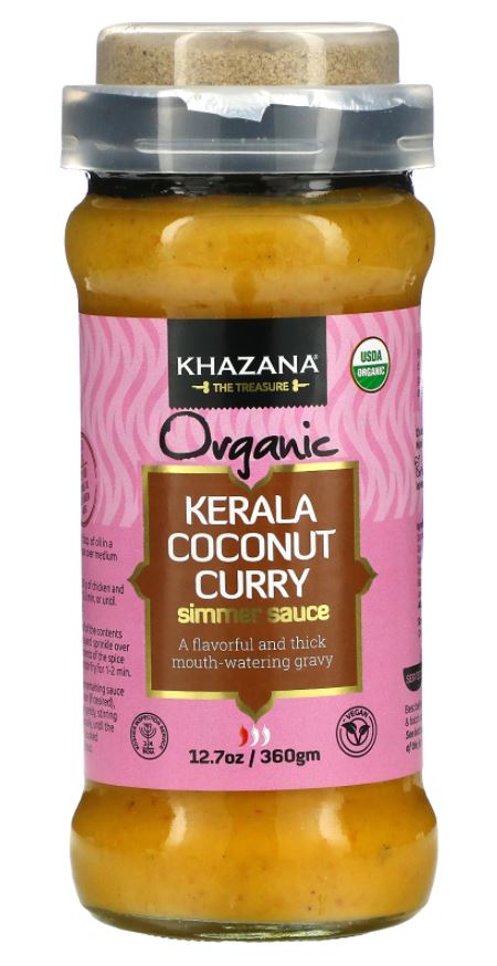 KHAZANA: Kerala Coconut Curry Simmer Sauce, 12.7 oz