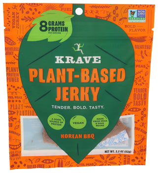 KRAVE: Plant Based Korean Bbq Jerky, 2.2 oz