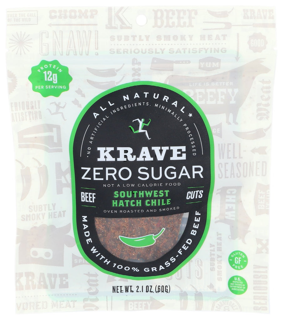 KRAVE: Zero Sugar Southwest Hatch Chile, 2.1 oz