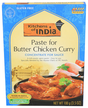 KITCHENS OF INDIA: Paste for Butter Chicken Curry, 3.5 oz