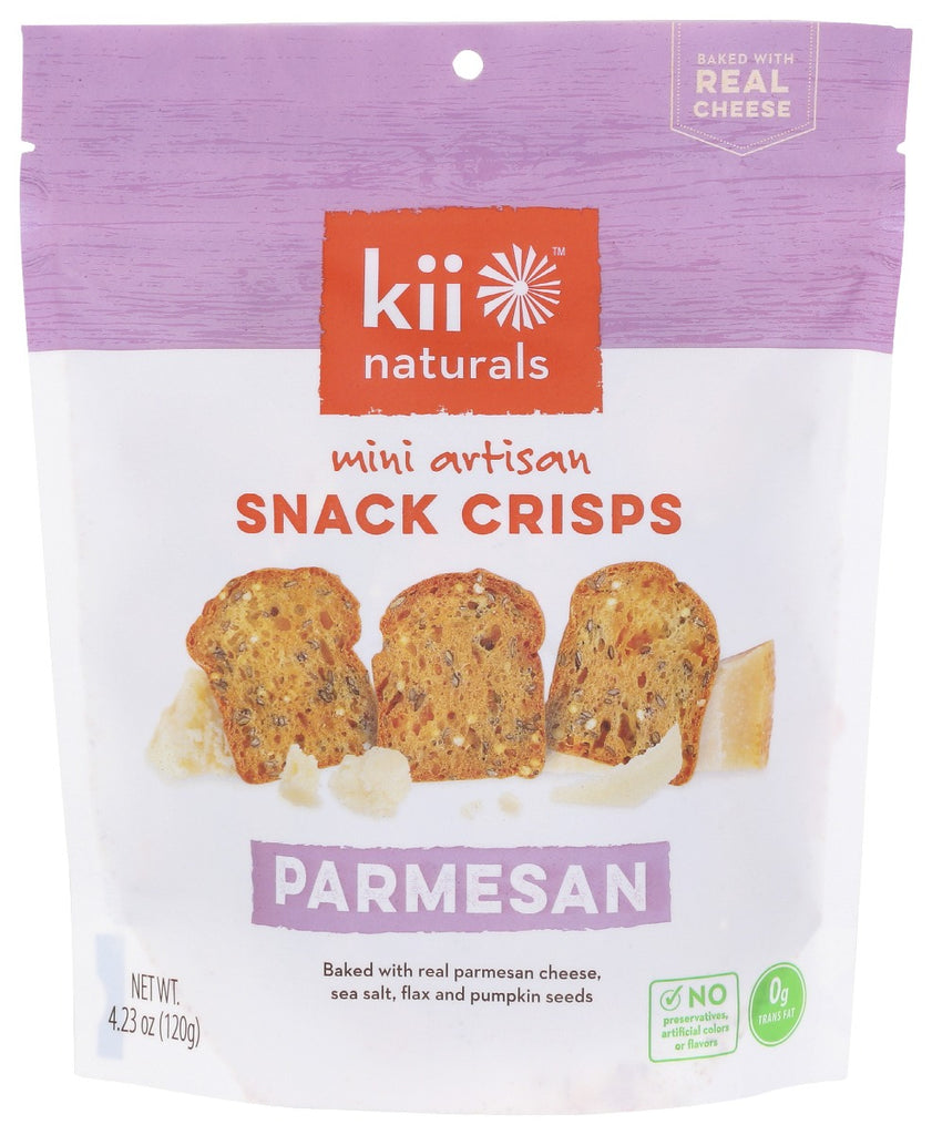 KII NATURALS: Parmesan Snack Crisps, 4.23 oz