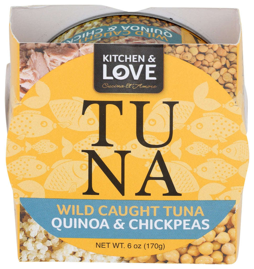 KITCHEN AND LOVE: Meal Tuna Quinoa Chickpea, 6 oz