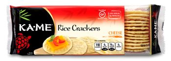 KA ME: Cheese Rice Crackers, 3.5 oz