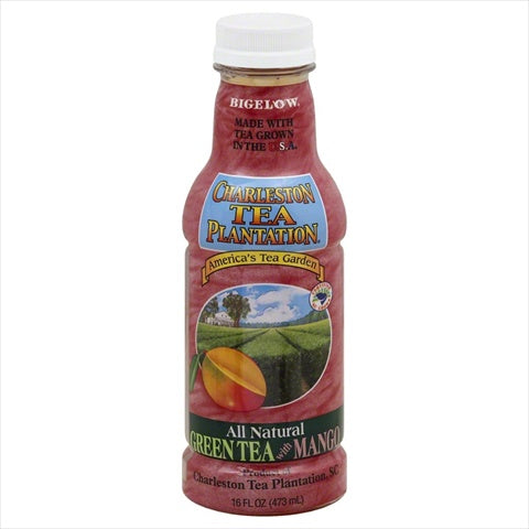 CHARLESTON TEA PLANTATION: Green Tea & Mango Iced Tea, 16 oz