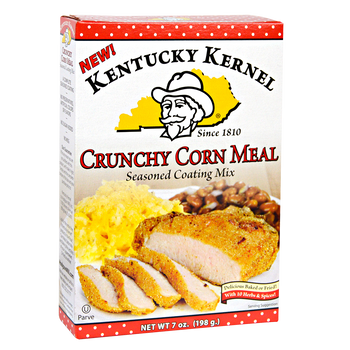 KENTUCKY KERNEL: Crunchy Cornmeal Seasoned Coating Mix, 7 oz