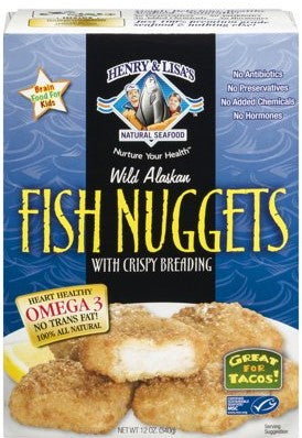 HENRY & LISAS: Alaskan Wild Fish Nugget, 12 oz