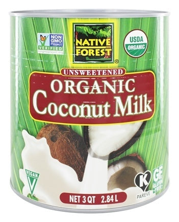 NATIVE FOREST: Coconut Milk Classic Organic Unsweetened, 3 qt